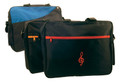 G-Clef Two Tone Portfolio - Black/Royal 16 X 13 X 4
