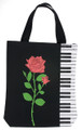 Keyboard With Rose Tote Bag