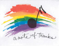 Music Note Thank You Card (8 Pack)