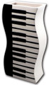 Wavy Piano Keyboard Vase