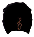 G-Clef Winter Hat - Black