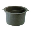 Glue Pot Container & Lid: Plastic, Dbl-Chambered Glue Container