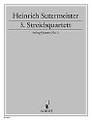 String Quartet No.  3 (Score & Parts): By Heinrich Sutermeister