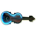 Neon Clock - Violin