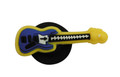 Blue Electric Guitar Blue Button Charm