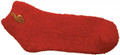 Fuzzy Socks G-Clef - Red