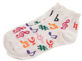 Music Notes Socks - Ankle High