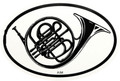 Sticker French Horn
