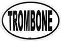 Sticker Trombone Oval