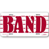 Band License Plate