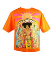 Jimi Hendrix Bold As Love T-Shirt - Orange - XXL