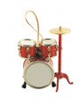 Drum Set Ornament - Red