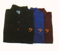Bass Clef Golf Shirt - Maroon - Extra Extra Large