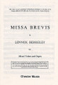 Missa Brevis, Op. 57 (Original Latin Version) (SATB)