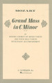 Grand Mass in C Minor, K. 427 (SATB)