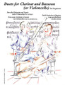 Duets for Clarinet (B-Flat) and Bassoon (or Cello) for Beginners