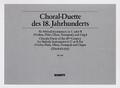 Chorale-Duette des 18. Jahrhunderts