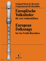 European Folk Songs (for 2 Treble Recorders)