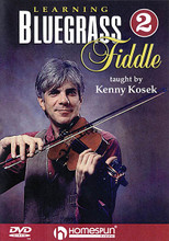 Learning Bluegrass Fiddle. DVD/Instructional/Folk Instrmt. DVD. Homespun #DVDKOSBF22. Published by Homespun.

Kenny Kosek's videos/DVDs on bluegrass, country, western swing and old-time fiddle are easy, student-friendly beginner lessons. On DVD Two, Kenny teaches more advanced fiddle techniques in bluegrass and country-western styles, including a variety of slides, triplets, double-stop harmonies, rhythmic patterns, turnarounds, rolls plus a selection of fancy licks and endings. Songs: Dixon County Blues • Pig in a Pen • Sally Goodin • Roll in My Sweet Baby's Arms • Orange Blossom Special.

70-MIN. VIDEO or DVD • INCLUDES MUSIC • LEVEL 1-2.