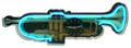 Neon Clock - Trumpet - Assorted Colors