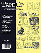 Tape Op Magazine - March/April 2012. Tape Op. 66 pages. Published by Hal Leonard.