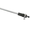 Ebony, Tubular Chrome Rod, Normal Tip, L: 35cm, Dia. 29.0/32.0mm