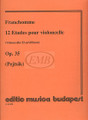 12 Etudes, Op. 35 (Violoncello II ad lib)