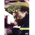 Clarence Gatemouth Brown - In Concert by Clarence Gatemouth Brown. Live/DVD. DVD. MVD #INAK6520-1. Published by MVD.

In the words of veteran performing artist Clarence “Gatemouth” Brown, once nicknamed the “San Antonio Ballbuster,” “There are just three great musical traditions in America: blues, jazz, and country.” And that's where Clarence Brown is right at home - in the midst of it, somewhere between one style and the next. Brown is a veritable quick-change artist: From Kansas City jazz to “dirty” blues and Texas swing, he has mastered nearly every roots genre imaginable. Now you can experience his amazing talents in this 60 minute live concert with 10 great songs!
