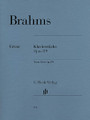 Piano Pieces Op. 119, Nos. 1-4: By Brahms