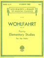 40 Elementary Studies, Op. 54 - Violin