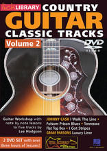 Learn Country Guitar Classic Tracks - Volume 2. (2-DVD Set). Lick Library. DVD. Lick Library #RDR0419. Published by Lick Library.

Learn five country guitar tracks note-for-note with Lee Hodgson! This superb DVD will teach you five classic tracks from two country guitar legends – Johnny Cash and Gram Parsons. Songs include: Folsom Prison Blues • I Got Stripes • I Walk the Line • Luxury Liner • Tennessee Flat Top Box. Lee Hodgson is a versatile studio musician and vastly experienced stage performer.