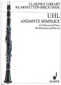 Andante Semplice (Clarinet and Piano)