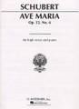 Ave Maria (Medium High Voice in B-Flat)