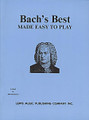 Bach's Best Made Easy to Play