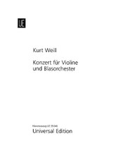Concerto for Violin and Wind Orchestra, Op. 12 (Violin and Piano Reduction Critical Edition). Composed by Kurt Weill (1900-1950). Edited by Andreas Eichhorn. For Violin, Piano Accompaniment (Score & Parts). String. Softcover. 88 pages. Universal Edition #UE35046. Published by Universal Edition.
Product,34790,Wink to the Little Baby"