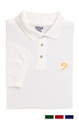 Bass Clef Golf Shirt - Red - Medium