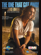 The One That Got Away by Jake Owen. For Piano/Vocal/Guitar. Piano Vocal. 8 pages. Published by Hal Leonard.

This sheet music features an arrangement for piano and voice with guitar chord frames, with the melody presented in the right hand of the piano part as well as in the vocal line.