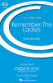 Remember The Ladies. (CME in High Voice). By Carol Barnett. For Choral (SA). In High Voice. 12 pages. Boosey & Hawkes #M051481736. Published by Boosey & Hawkes.

While John Adams was in attendance at the Second Continental Congress in Philadelphia, his wife Abigail was at home in Braintree, Massachusetts, running the farm, raising four children, and maintaining a lively correspondence with her husband on a wide range of topics. The sprightly text is adapted from Abigail's letter dated 31 March 1776, and strongly suggests the role women should play in the newly formed government. Set for treble chorus and piano in a style partially influenced by the music heard in Europe during the late 1700s. Duration: 3:20.

Minimum order 6 copies.