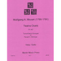 Mozart: 12 Duets, K. 487 For Viola And Cello