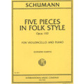 Schumann: Five Pieces In Folk Style, Op. 102/Kurtz/Intl