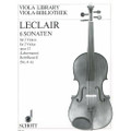 Leclair: Six Sonatas, Op. 12 For Two Violas, Nos. 4-6, Vol. 2