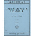 Schradieck: School Of Viola Technics, Vol. 2/Intl