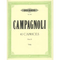Campagnoli: 41 Caprices, Op. 22 For Viola/Peters