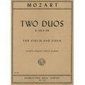 Mozart: Two Duets, K. 423 And 424, Violin And Viola/Intl
