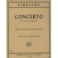 Sibelius: Concerto In D Minor, Op. 47, Violin And Piano/Intl