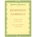 Gabrielli: Complete Works For Cello/Barenreiter