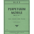 Ries: Perpetuum Mobile, Op. 34, No. 5, Violin And Piano