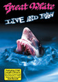 Great White - Live and Raw by Great White. Live/DVD. DVD. Hal Leonard #MVD5126D. Published by Hal Leonard.

This DVD/CD features vintage performances of the top-selling SoCal blues rockers captured live in Irvine and Modesto, CA! Hand selected by the band members, this DVD features smash hit singles “Once Bitten Twice Shy” and “Rock Me” and more. A 5.1 audio mix is available in addition to the stereo mix and bonus interview with Jack Russell! Scrappy, down-to-earth, and tinged with a bit of glam spirit, L.A's Great White ruled the '80s airwaves with their straightforward approach to hard rock. This program captures the band in a live setting with two California concerts recorded in the 90s for a total of 29 rocking tracks. Includes a bonus CD.