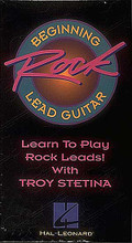 Beginning Rock Lead Guitar. (Learn to Play Rock Leads!). By Troy Stetina. By Troy Stetina. For Guitar. Guitar Magazine Presents. Video. Published by Hal Leonard.

Hal Leonard is proud to introduce an exciting series of videos for beginning guitarists. Each video features an inspiring session with a master teacher/player and includes on-screen music and up-close camera shots all in a very hip, totally contemporary setting. Allow one of guitar's leading educators to show you the essentials of playing exciting rock leads. Troy covers modes, articulations, arpeggios, speed exercises, scales, rock licks, theory, and more, in detail for the beginning rock guitarist. 53:50 minutes.