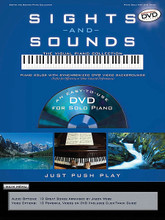 Sights and Sounds Piano Collection (Piano Solos with Synchronized DVD Video Backgrounds). By Various. Arranged by Jason Webb. For Piano/Keyboard. Brentwood-Benson Keyboard. Moderate. Softcover with DVD. 56 pages. Brentwood-Benson Music Publishing #4575714277. Published by Brentwood-Benson Music Publishing.

This collection of solo piano arrangements by Nashville studio pianist Jason Webb features ten popular praise and worship songs with an accompanying performance DVD. These beautifully filmed full-motion videos add visual enhancement to Jason's artful arrangements. The soloist plays to a pre-recorded click-track which keeps the music in synch with the video. Great for preludes, offertories and even concert settings, this unique collection will be a valuable resource for your music library.

Songs include: Alive, Forever, Amen • America, the Beautiful Medley (America, the Beautiful/My Country, 'Tis of Thee) • God of Wonders • He Reigns • Here I Am to Worship with O Come, All Ye Faithful • How Great Is Our God • Indescribable • Sing Alleluia • The Wonderful Cross • You Are God Alone (Not a god).